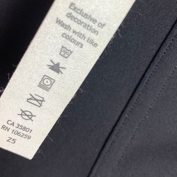 Lululemon Womens Sweat & Repeat Crop 21" Serigraph Starlight Black Multi Size 2 - Picture 13 of 13